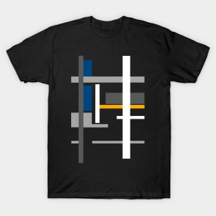 Geometric Abstract Composition T-Shirt